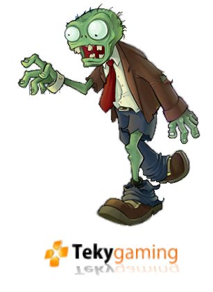 clipart free zombie faces | Plants Vs Zombies - Render 1 by ~teky-gaming