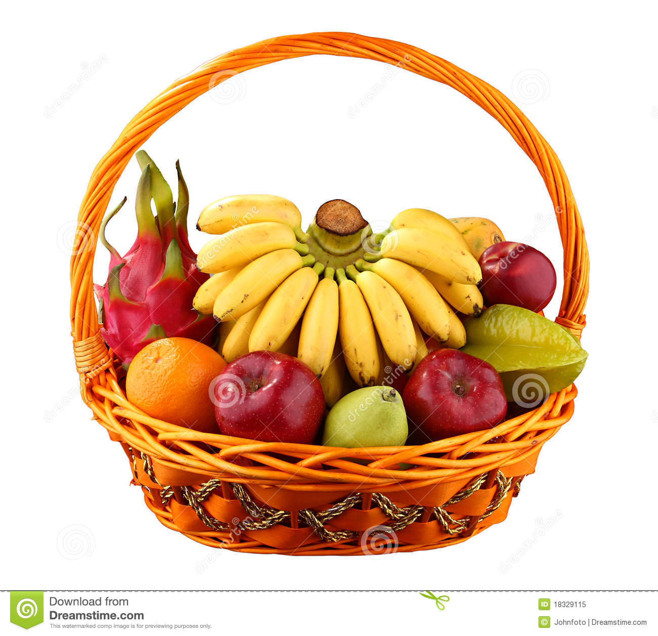 Clipart Fruit Basket Fruit Ba - Fruit Basket Clipart