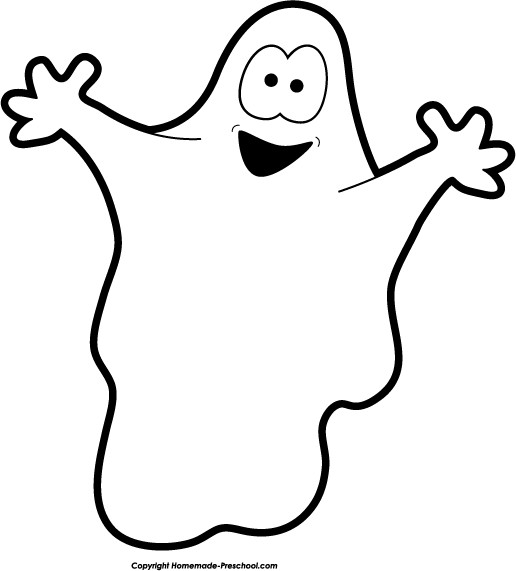Cute Halloween Ghost Clipart 