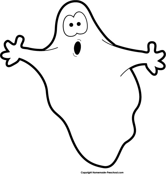 happy ghost clipart