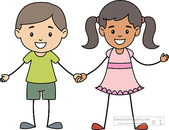 clipart girl and boy - Boy And Girl Clip Art