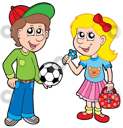 clipart girl and boy - Clipart Boy And Girl
