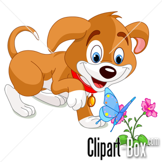 Happy Puppy Clipart Black And