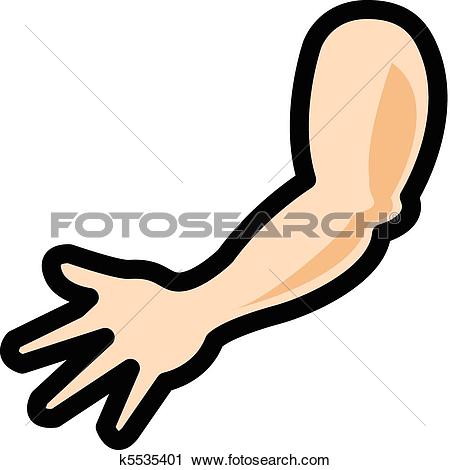 Clipart - Human shoulder, arm, elbow and hand. Fotosearch - Search Clip Art