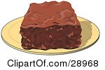 ... Chocolate brownie cake wi