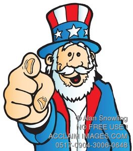 Clipart Illustration Of Uncle Sam Needs You Acclaim Stock
