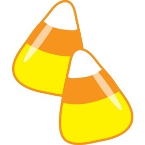 Clipart Image - Candy Corn .
