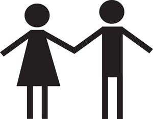 Clipart Image - People . - People Holding Hands Clipart