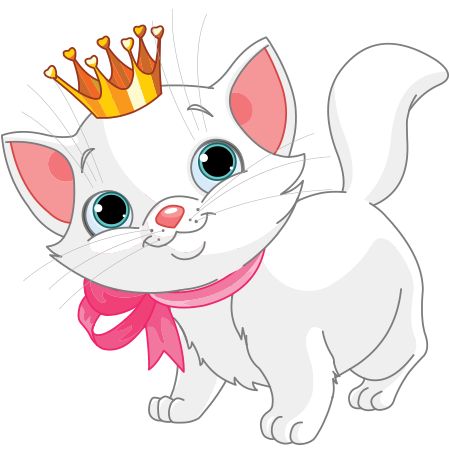 Clipart Images Of Cat. Princess Kitten