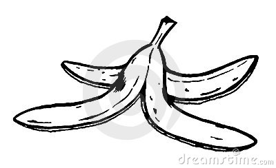 Clipart Info. Banana Peel Royalty Free Stock .