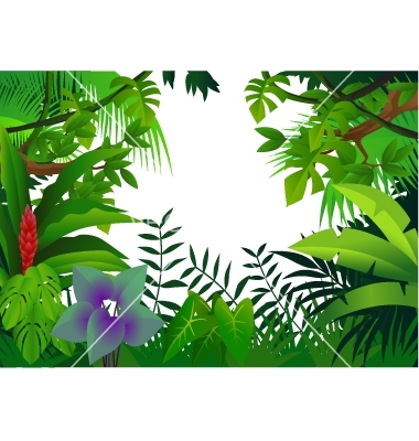 Jungle Trees Clip Art | Tropi