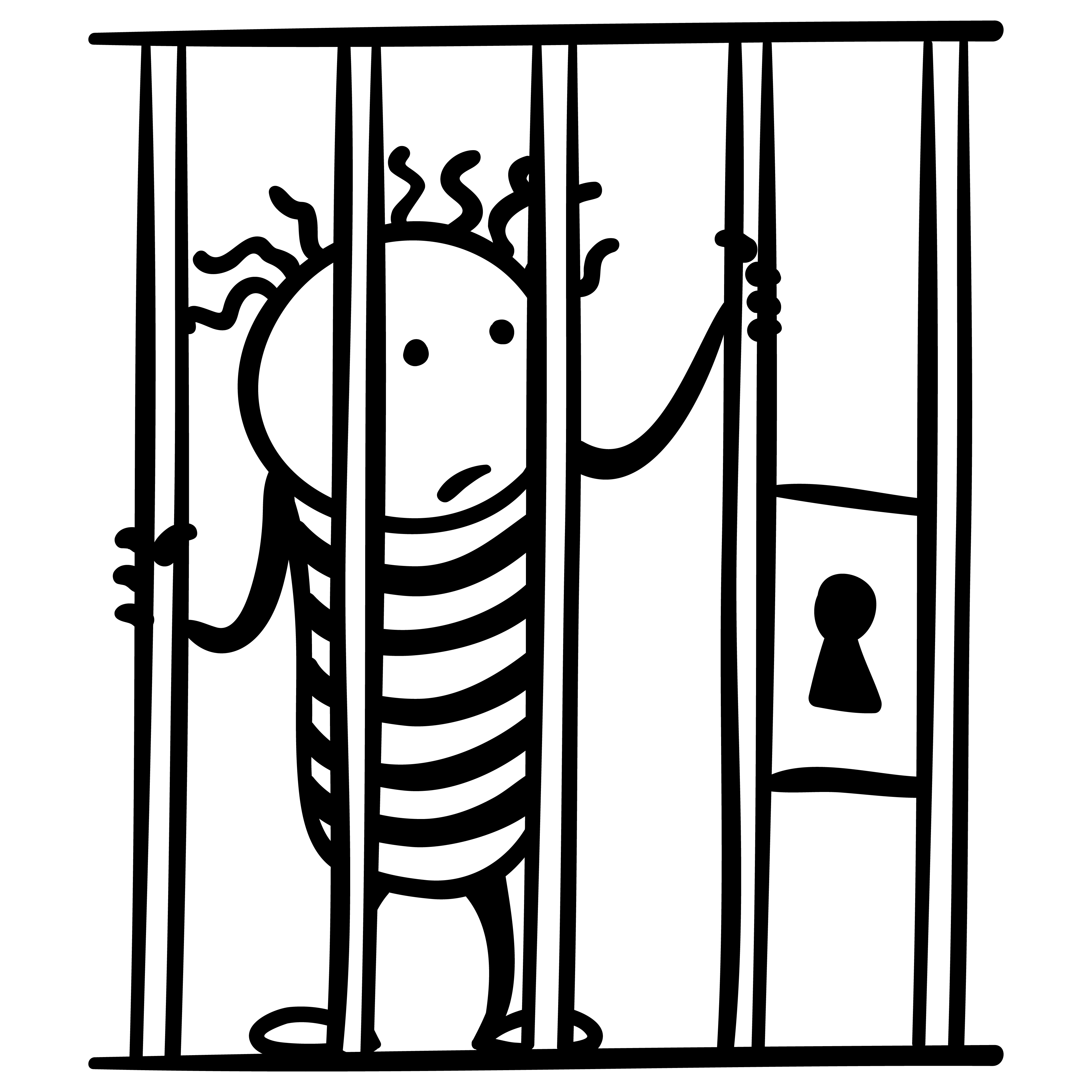 clipart jail cell