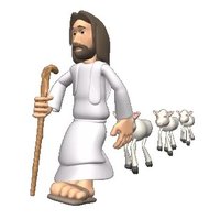 Jesus good shepherd clipart