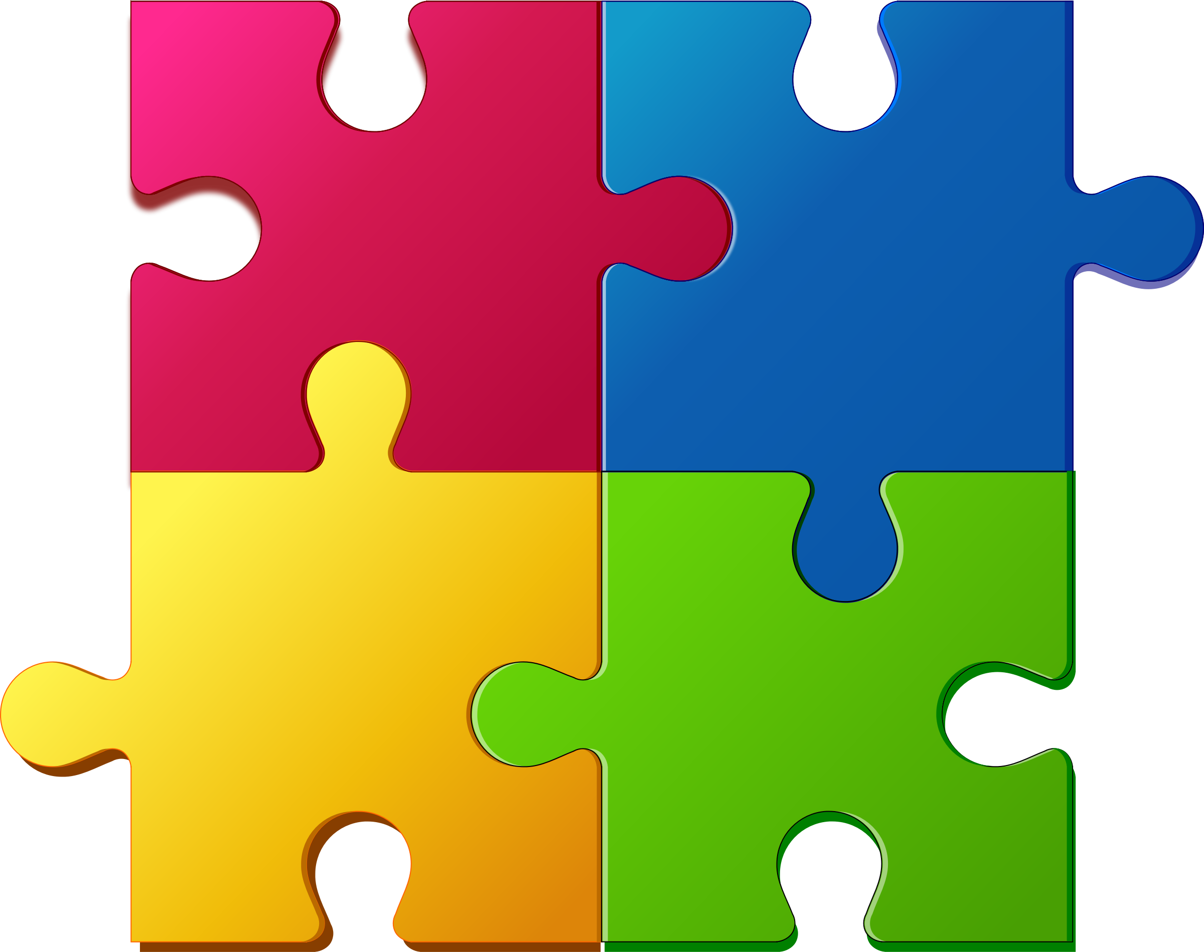 Clipart - Jigsaw-puzzle .