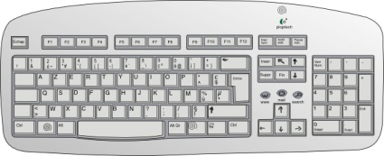 Computer Keyboard Illustratio