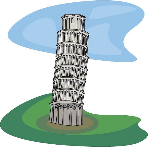 Clipart Leaning Tower Of Pisa Classroom Clipart