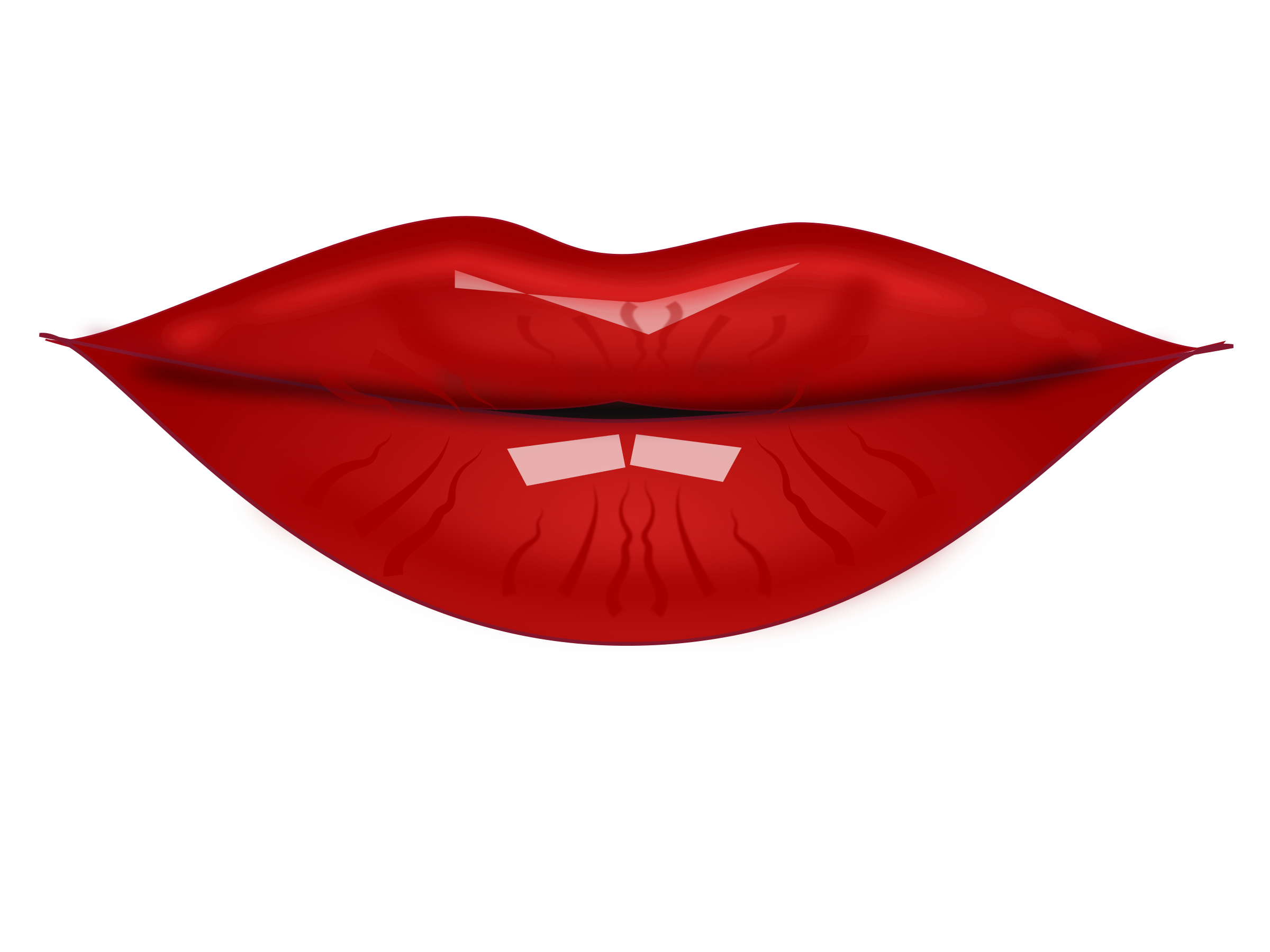 ... Kissing lips clipart free