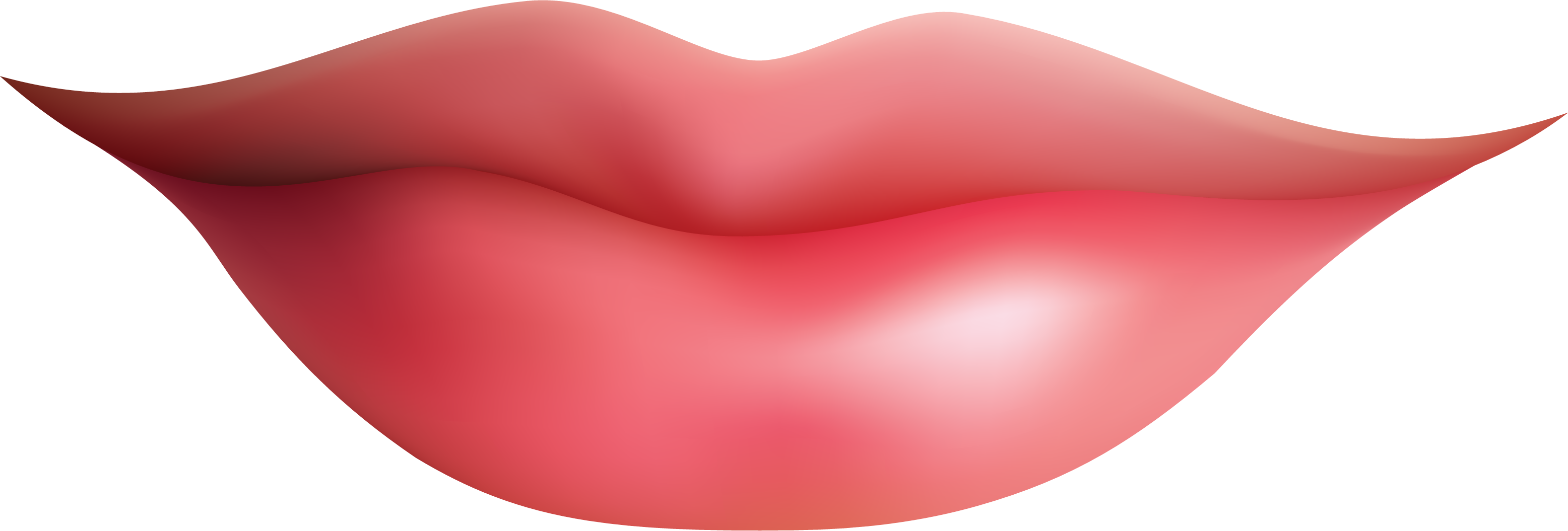 Lips on fire clipart