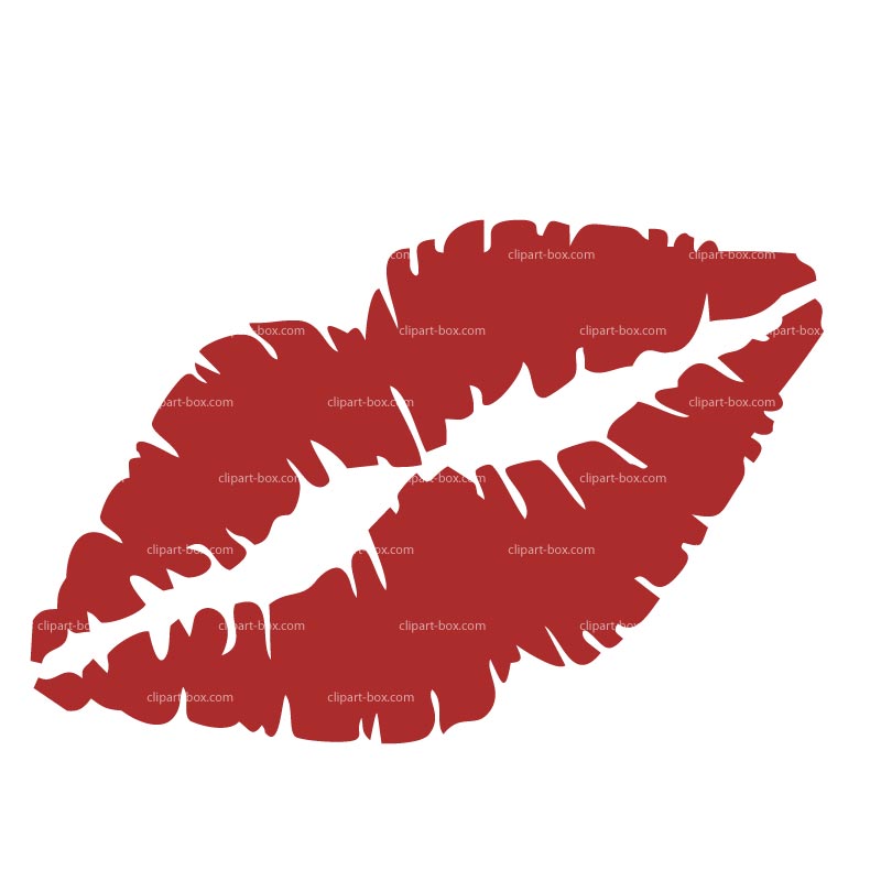 Clipart Lips Royalty Free Vec - Kiss Lips Clipart