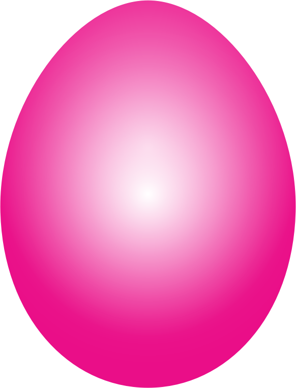 Clipart Magenta Easter Egg