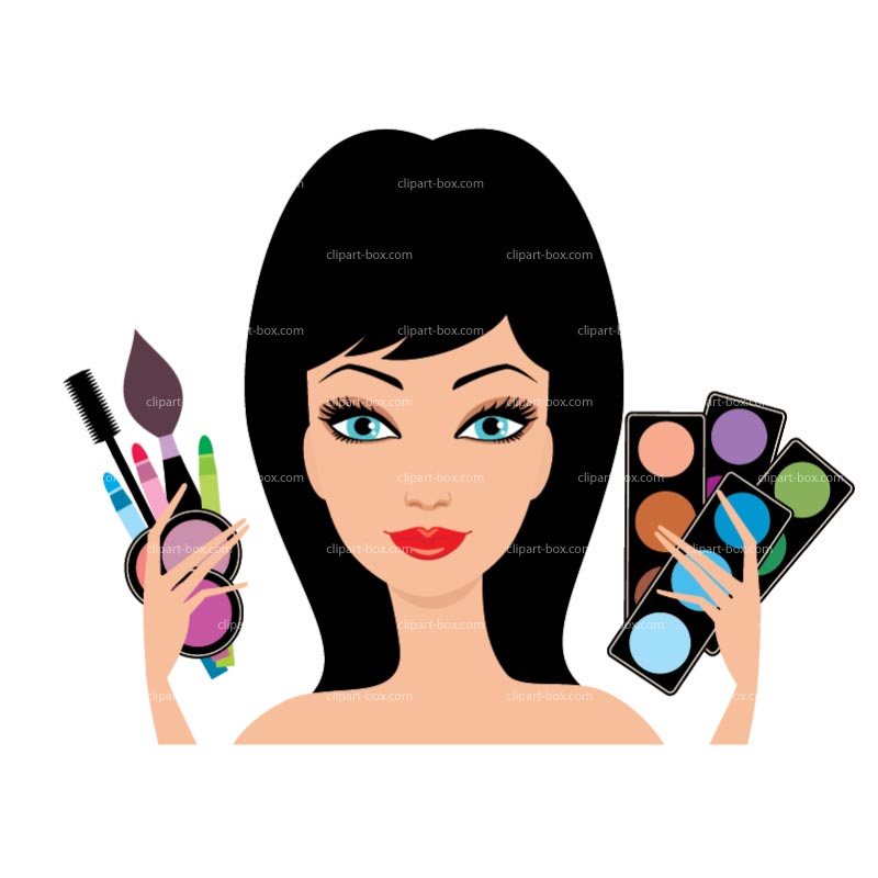 Clipart Makeup Kit Royalty Fr - Make Up Clip Art