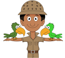 -clipart. Male Zookeeper .