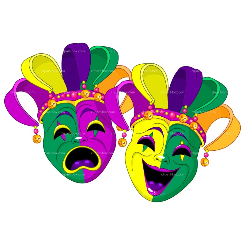Clipart Mardi Gras Masks Royalty Free Vector Design