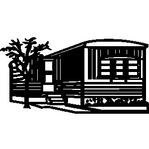 Clipart Mobile Home. Architecture ,clipart,lineart .