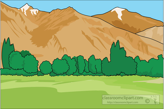 clipart mountains - Clip Art Mountains