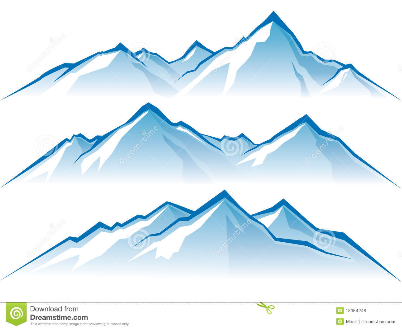 Mountains clipart free to use