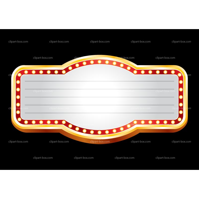 Cinema marquee graphic for .
