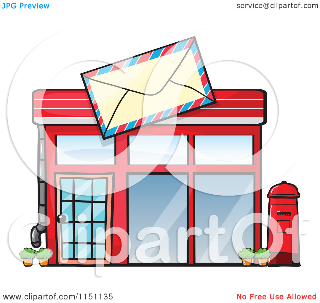 Post Office Clipart Black And