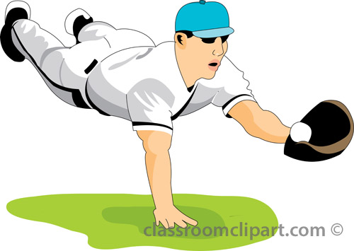 Clipart of baseball player clipartall