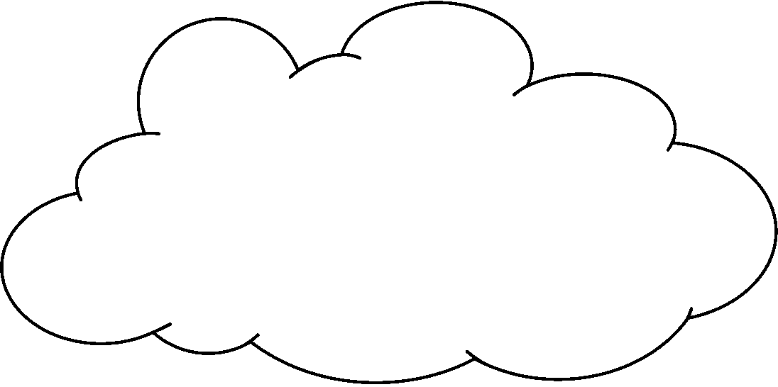 Cloud Clipart Stock Image .