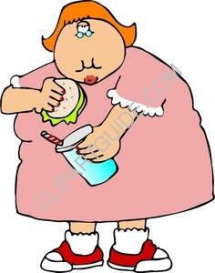 Clipart Of Fat Girl