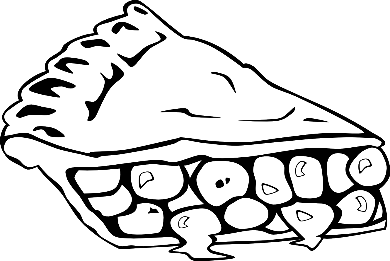 food clipart black and white