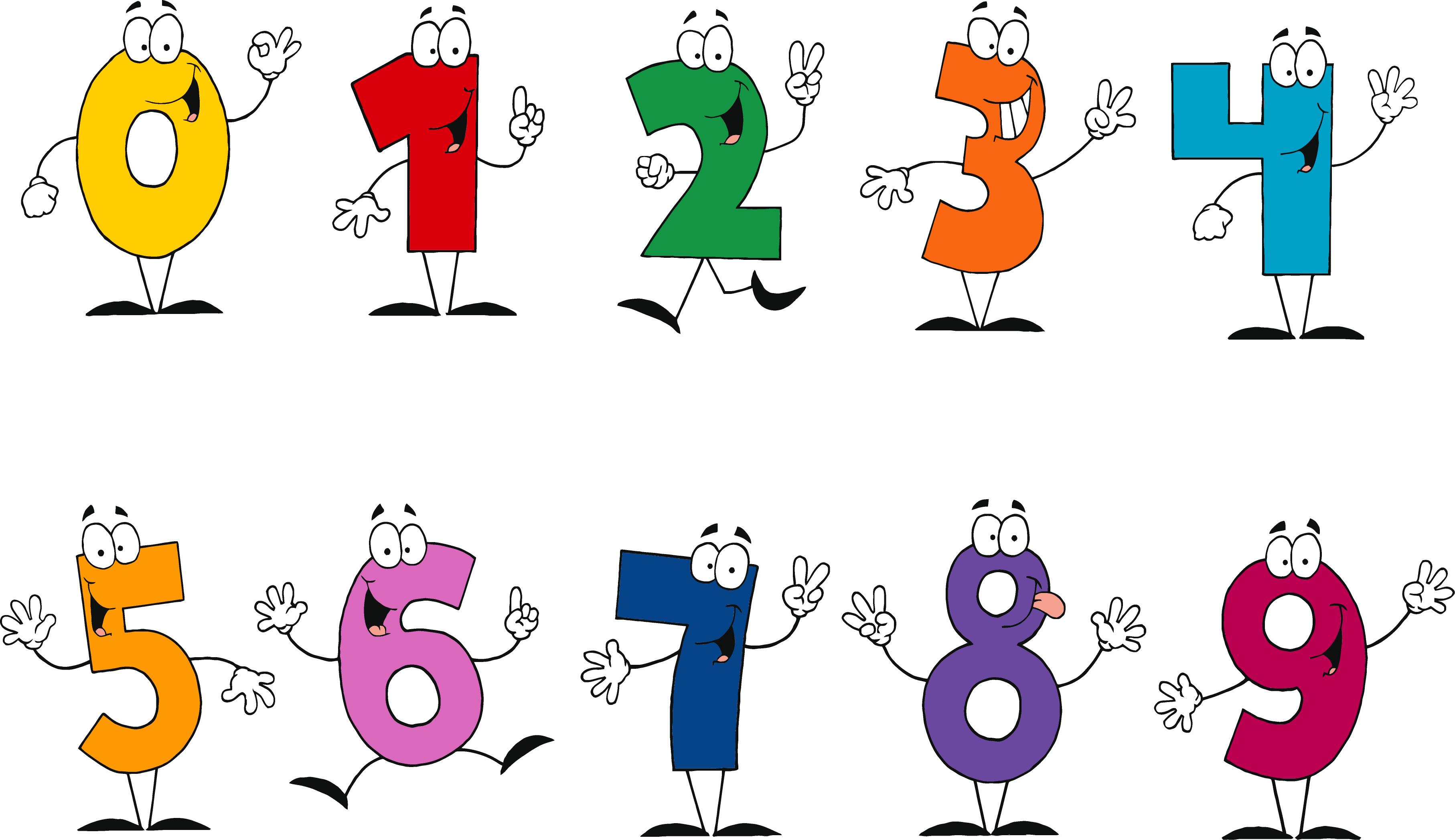 Clipart Of Numbers 1 10 - Numbers Clip Art
