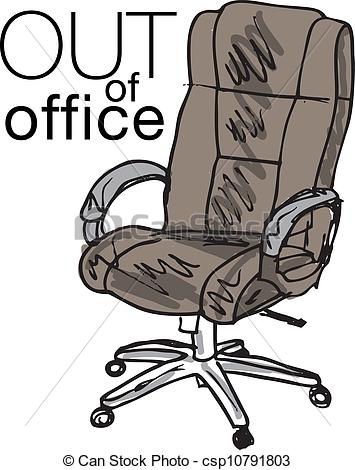 Clipart Of Out Of Office Vector Illustration Csp10791803 Search Clip