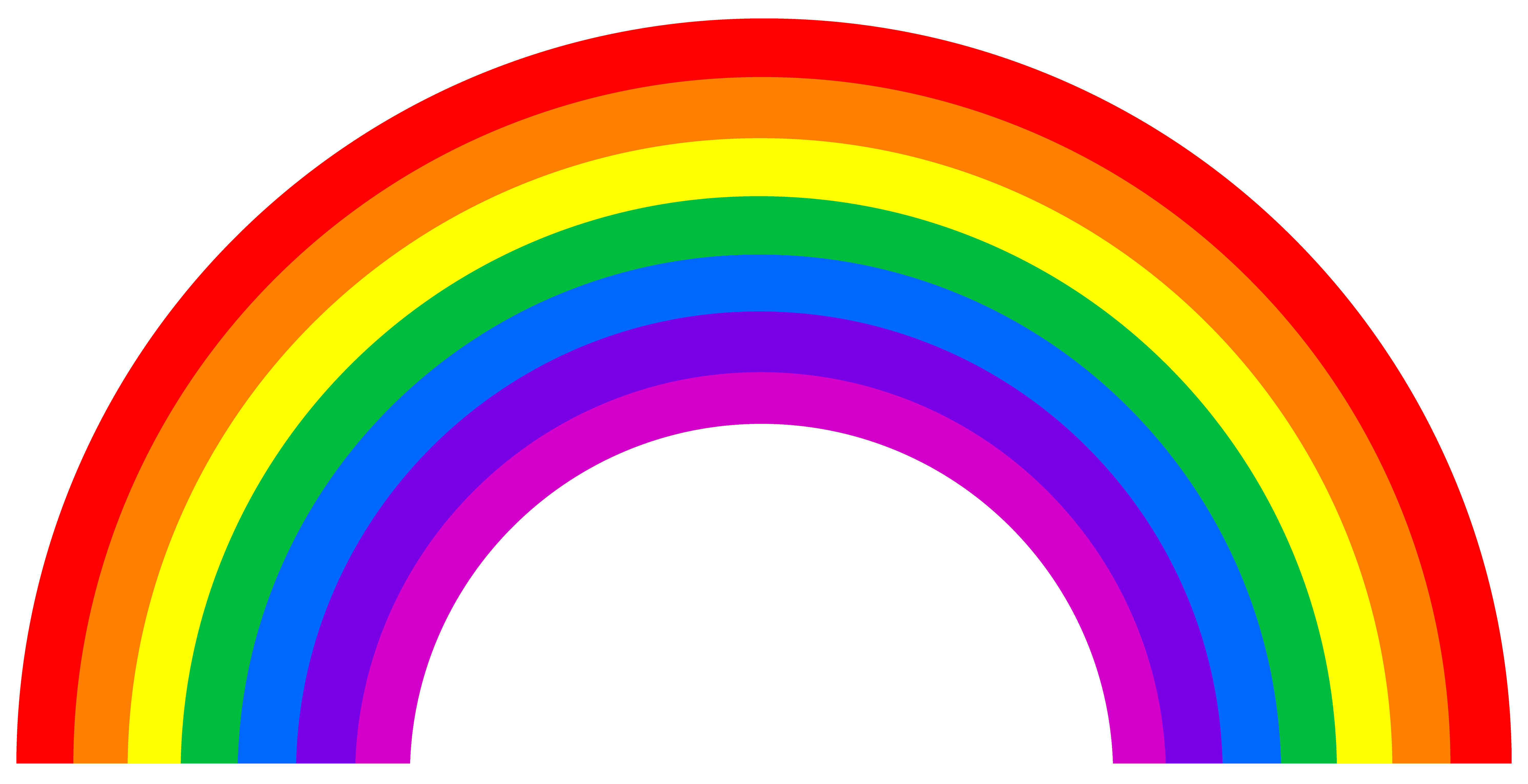 Free Colorful Rainbow Clip Ar