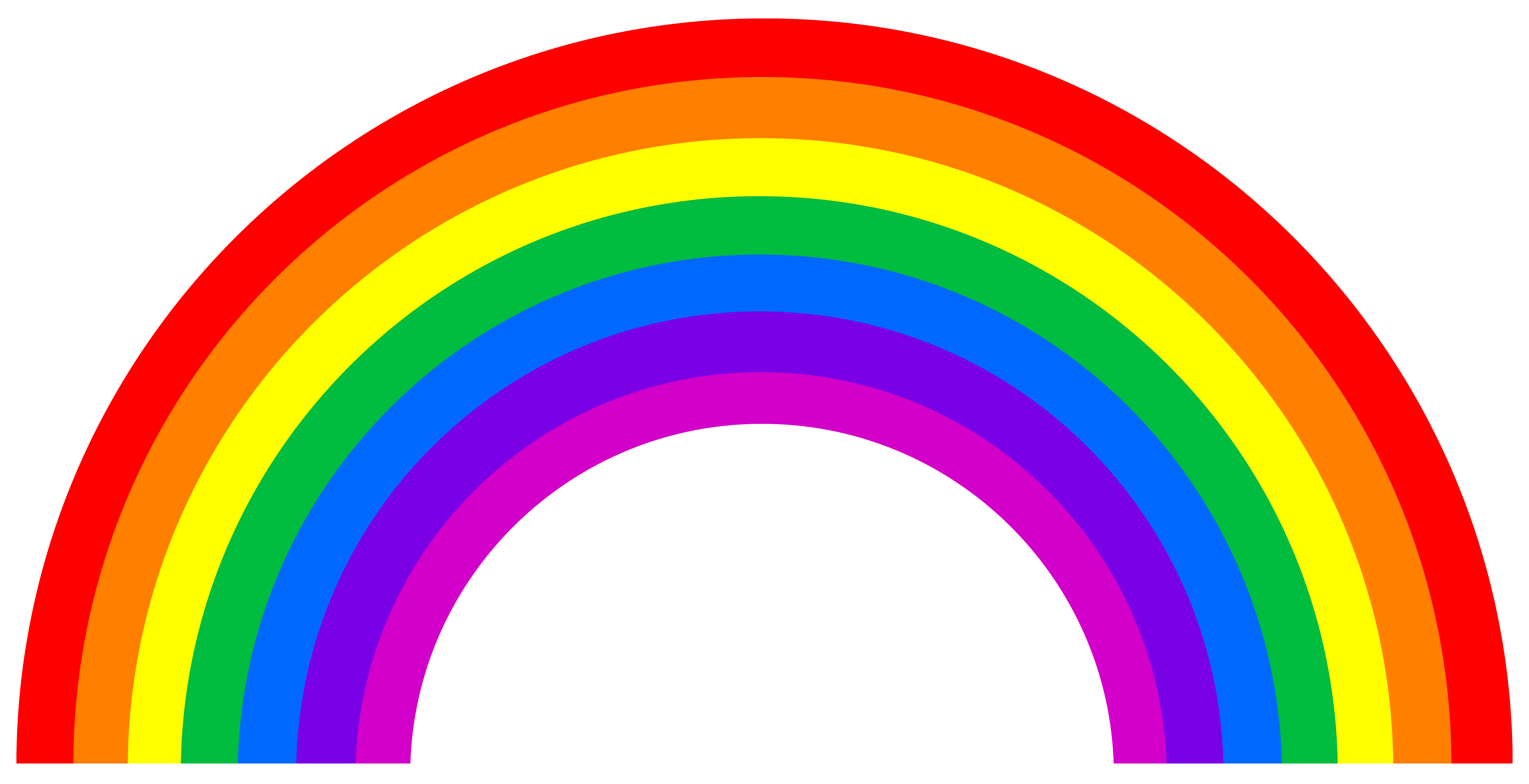 Clipart Of Rainbows - Rainbow Clipart