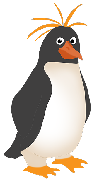 clipart of Royal penguin ... - Penguin Clipart
