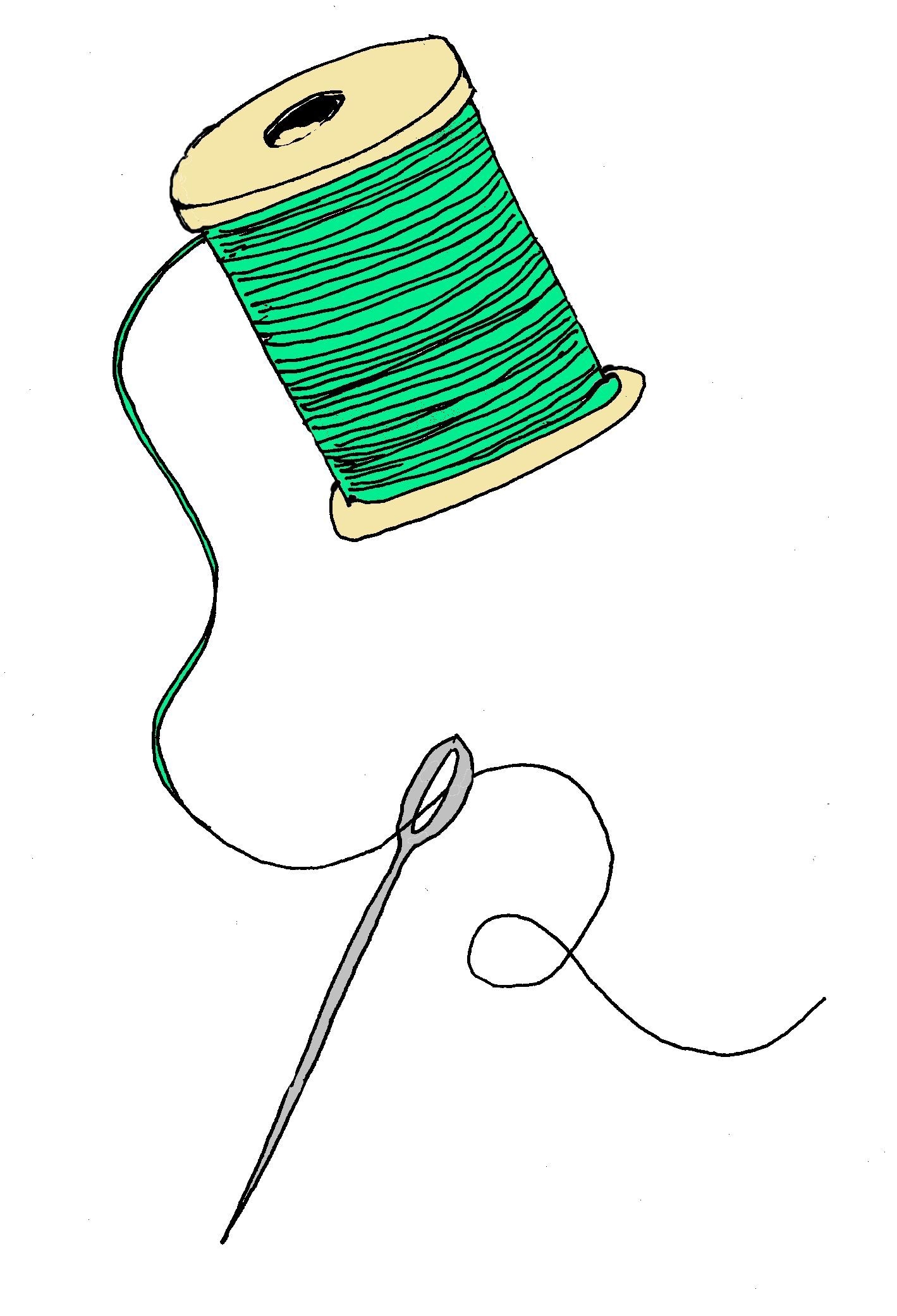 Clipart of sewing