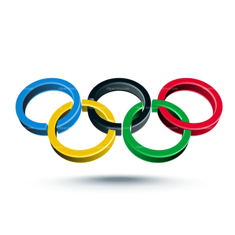 Clipart Olympic Rings 3d Royalty Free Vector Design