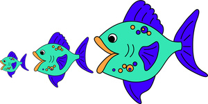 Clipart On Eating Food Clipart Big Fish Food Chain Clipart Clipart