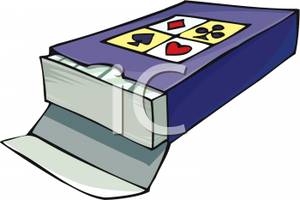 Clipart Picture: A Deck of Playing Cards