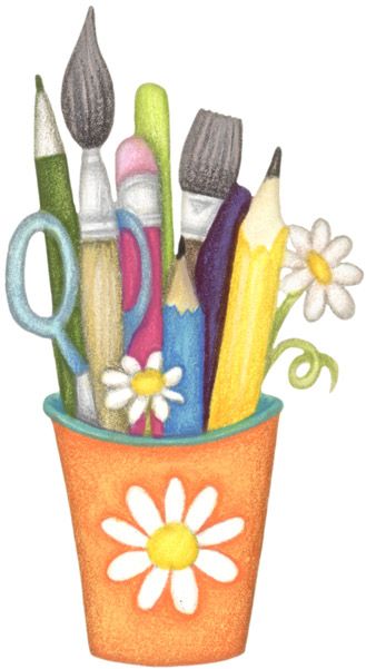 CLIPART | Pinterest | Pencil cup, Craft supplies and Clip art