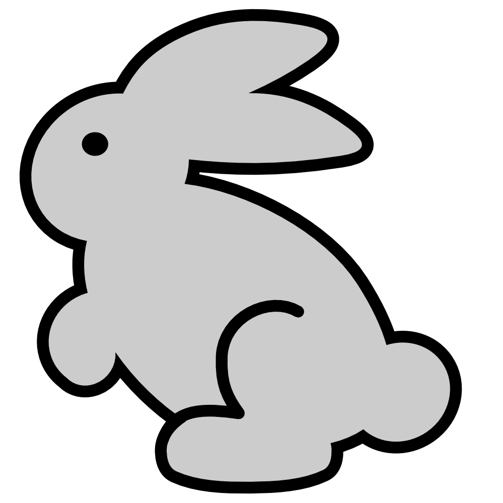 Gray Bunny Rabbit