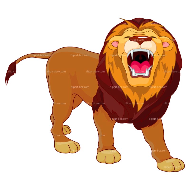 Clipart Roaring Lion Royalty Free Vector Design