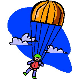 Clipart Saut En Parachute Cli - Parachute Clipart