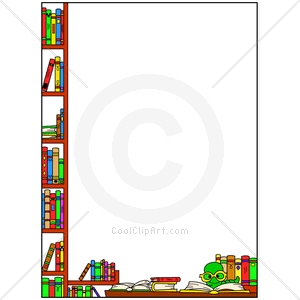 Book Border Clip Art | CoolCl